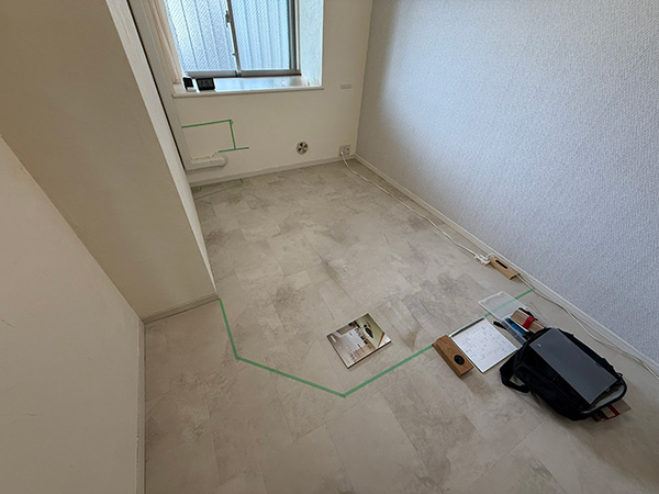 後付け 収納 小上がり ヌック 収納 おしゃれ デザイン 畳ベッド 飛騨フォレスト 畳ヶ丘 オーダー 日本製 ヘリ無し畳 ダイケン オイル仕上げ 図面 壁3面 灰桜色