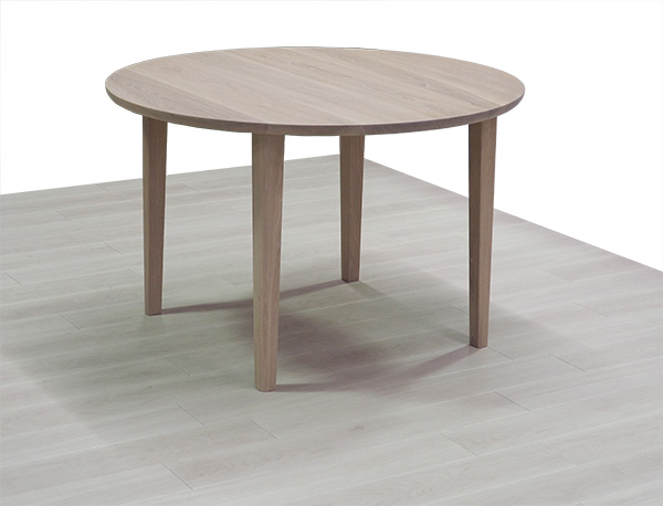 テーブル 丸テーブル 110 おしゃれ デザイン 飛騨フォレスト オーダー 日本製 ウレタン仕上げ ホワイト 白